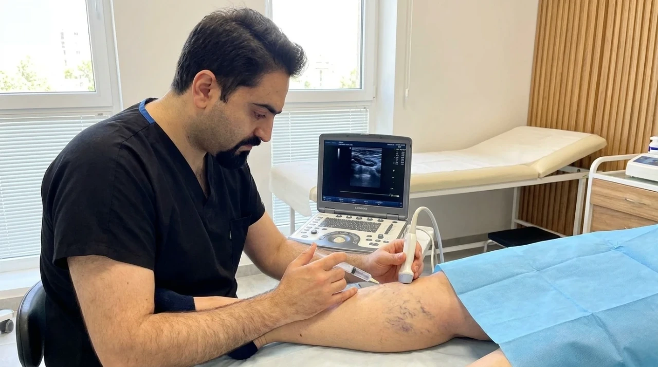 Varicose vein treatment (sclerotherapy)