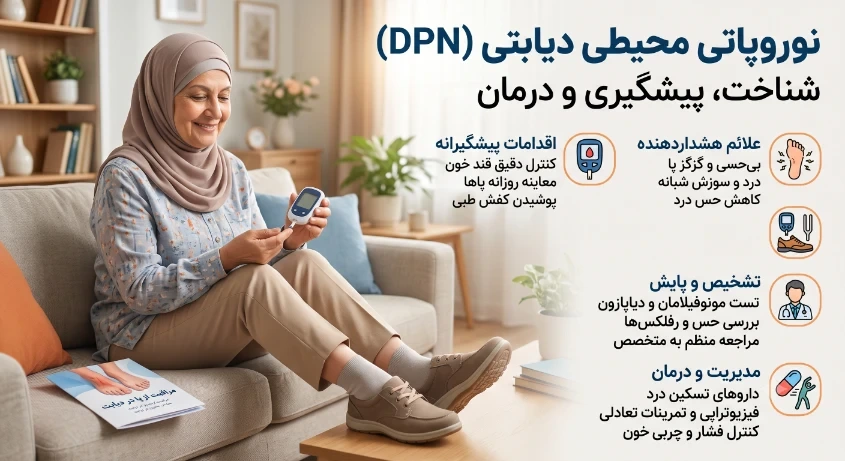 نوروپاتی محیطی دیابتی: شناسایی، تشخیص و درمان