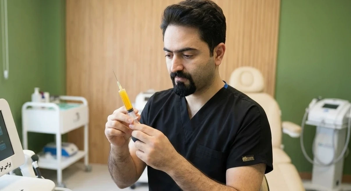 تزریق PRP (پلاسمای غنی از پلاکت)